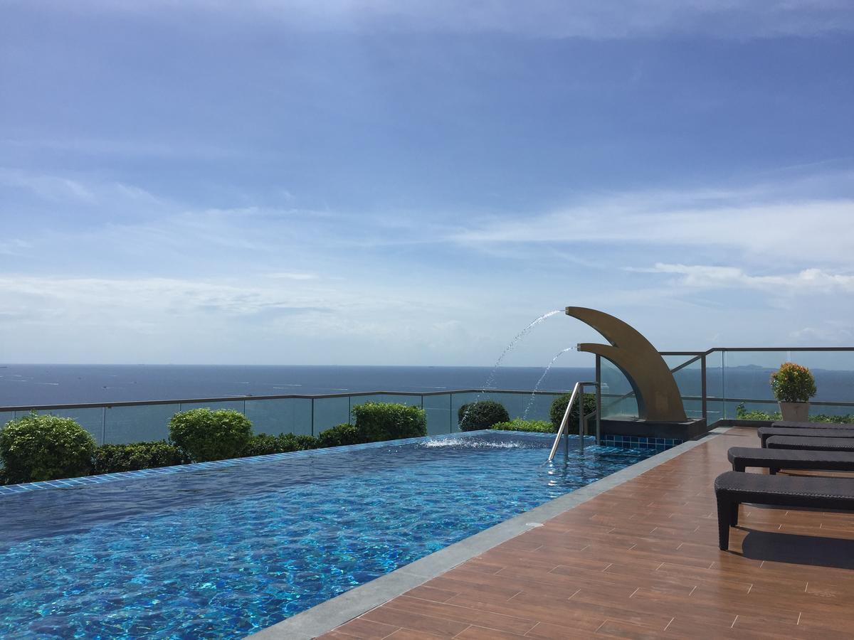 Stylish Studio In Peak Towers Pattaya Eksteriør billede